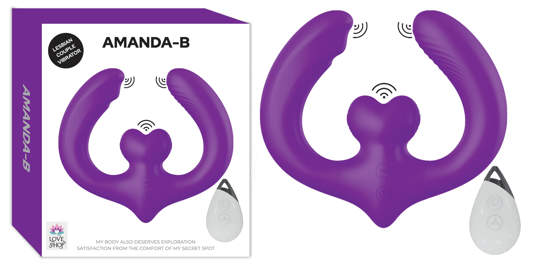 AMANDA-B LEZBİYEN VİBRATÖR