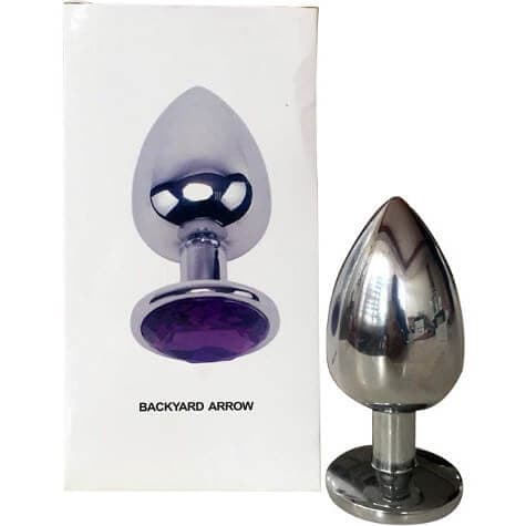 BACKYARD ARROW METAL ANAL PLUG
