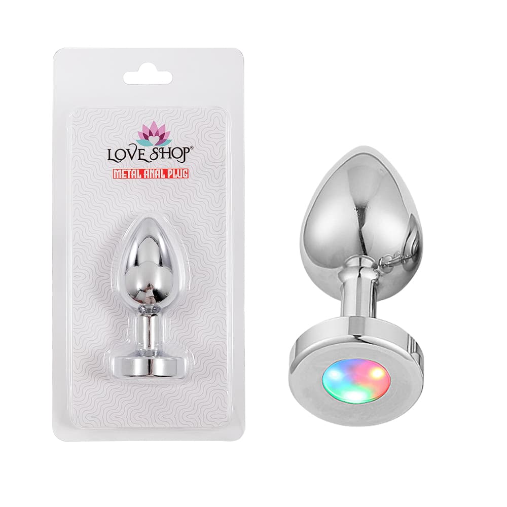 METAL ANAL PLUG IŞIKLI MEDİUM